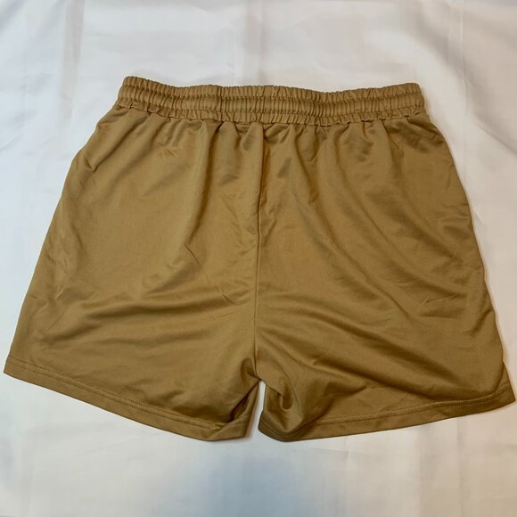SHEIN Tan Shorts with Design - Picture 2 of 2